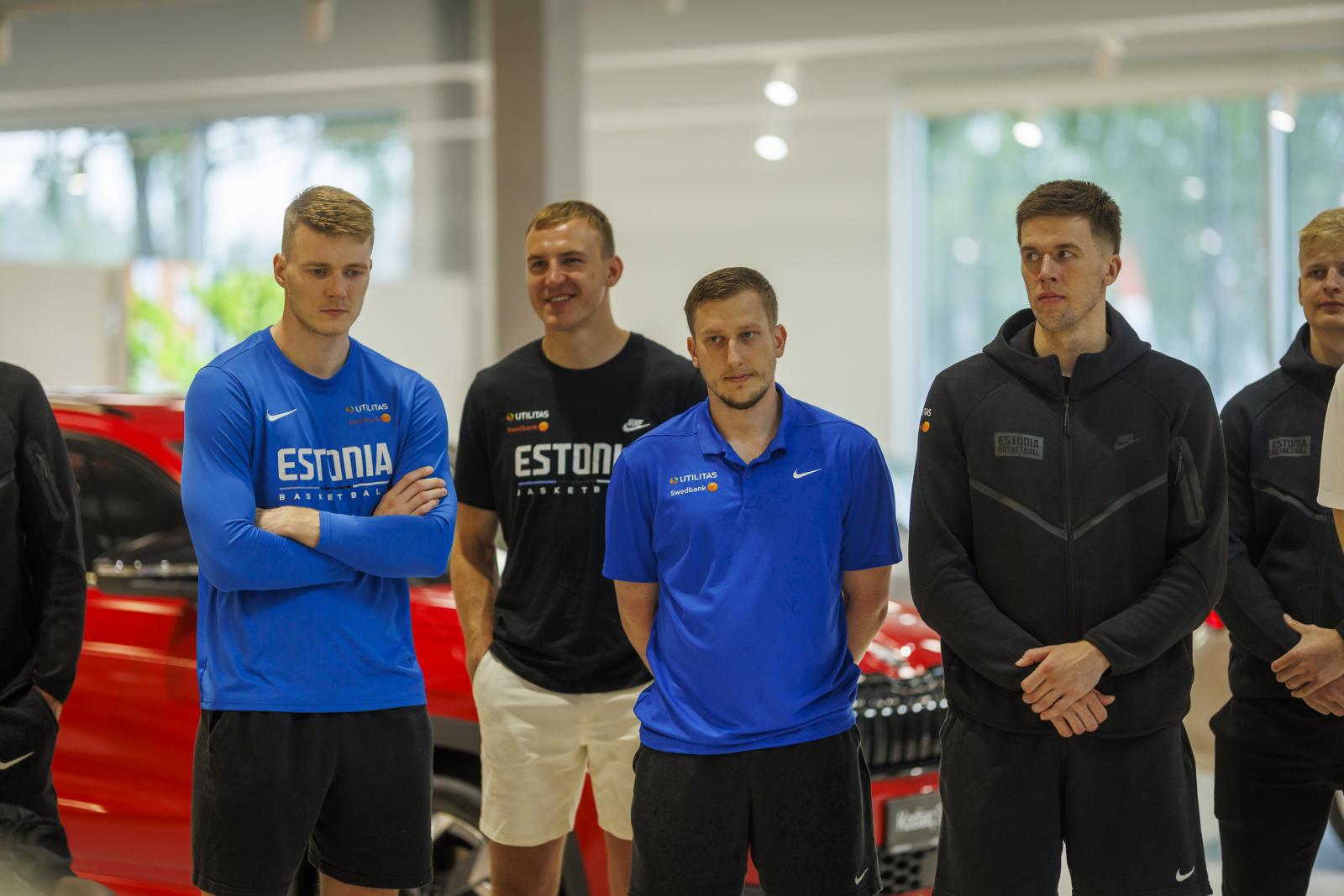 Eesti meeste korvpallikoondise meediapäev Rohe Autos